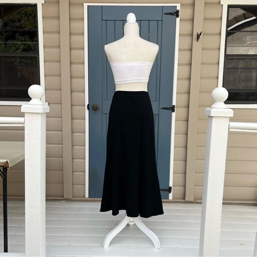 Eileen Fisher Black Maxi Skirt Women Size Large